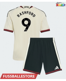 Günstige Manchester United Marcus Rashford #9 3rd trikot Kinder 2026-27 Kurzarm (+ Kurze Hosen)